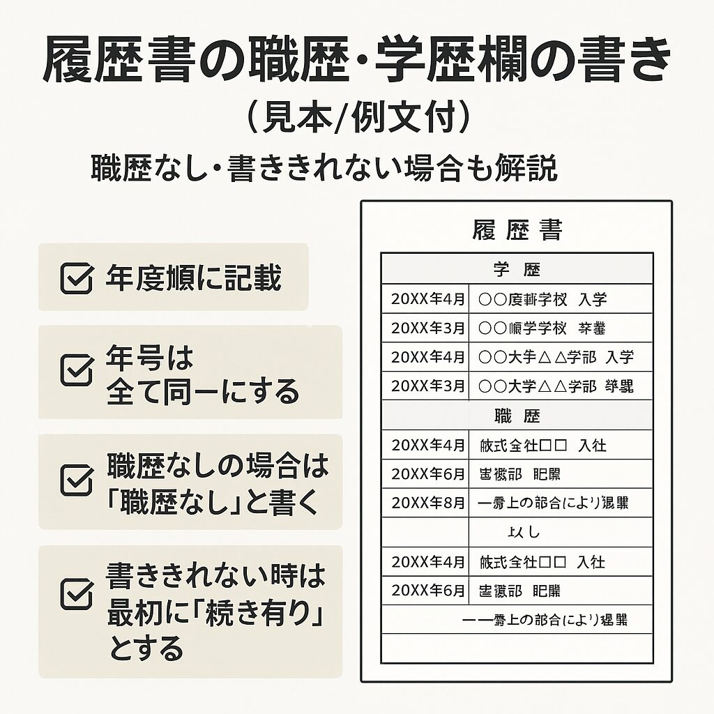 履歴書イメージ