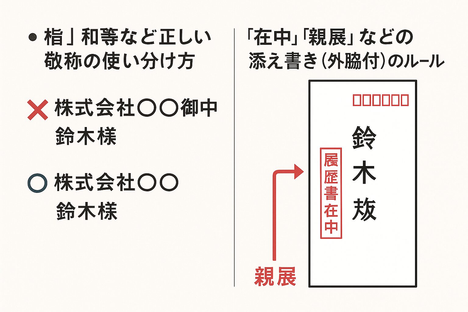 「様」「御中」など正しい敬称の使い分け方